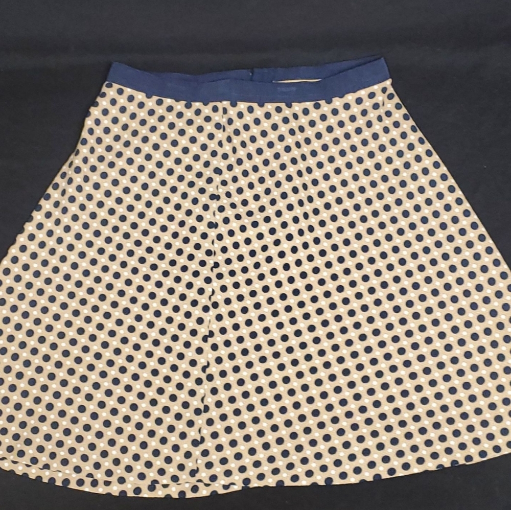 Womens Ann Taylor 10P polka dot skirt